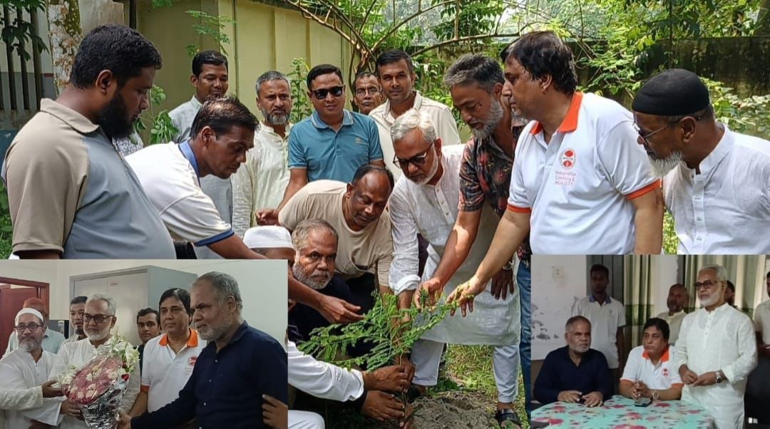 সিরাজগঞ্জে রজব আলী বিজ্ঞান কলেজে বৃক্ষরোপণ ও নবনির্বাচিত সভাপতিকে সংবর্ধনা 
